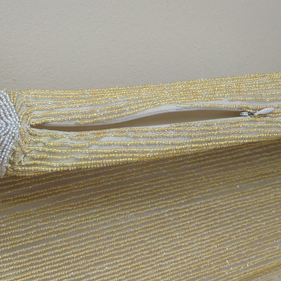 XS Dallin Chase Yellow Heavily Beaded Top Scalloped - Picture 10 of 17